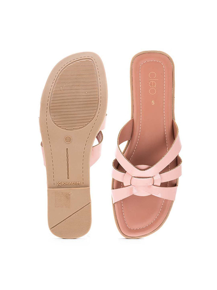 Khadim Cleo Flat Mule Slide Sandal for Women