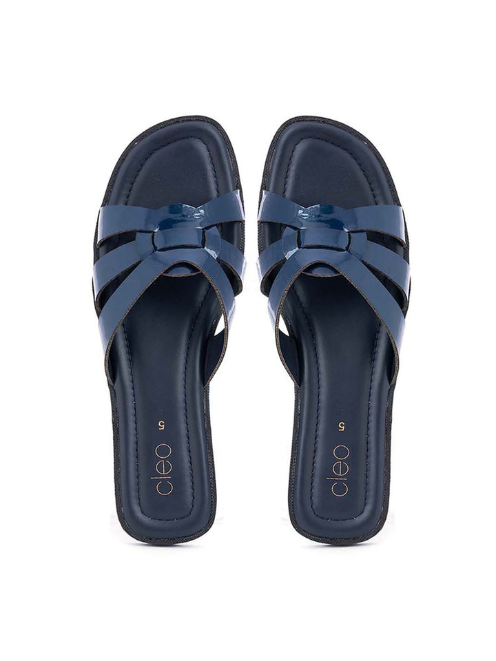 Khadim Cleo Flat Mule Slide Sandal for Women