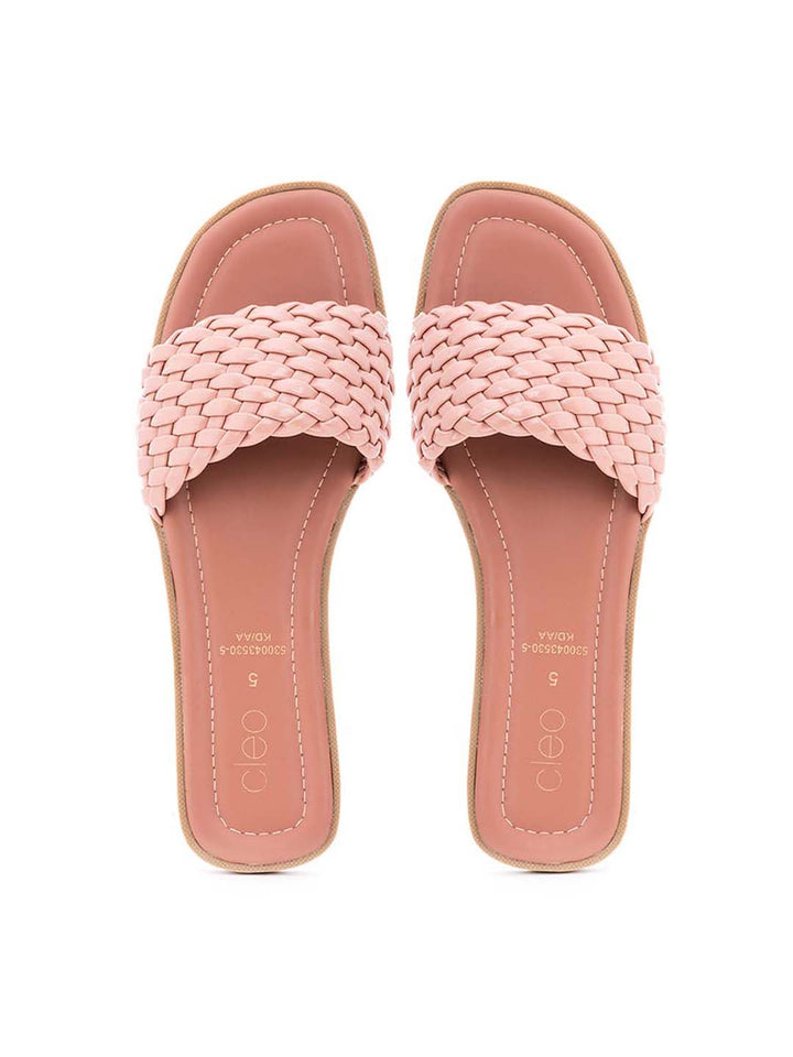 Khadim Cleo Flat Mule Slide Sandal for Women