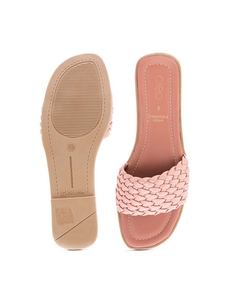 Khadim Cleo Flat Mule Slide Sandal for Women