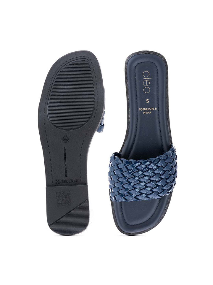 Khadim Cleo Flat Mule Slide Sandal for Women