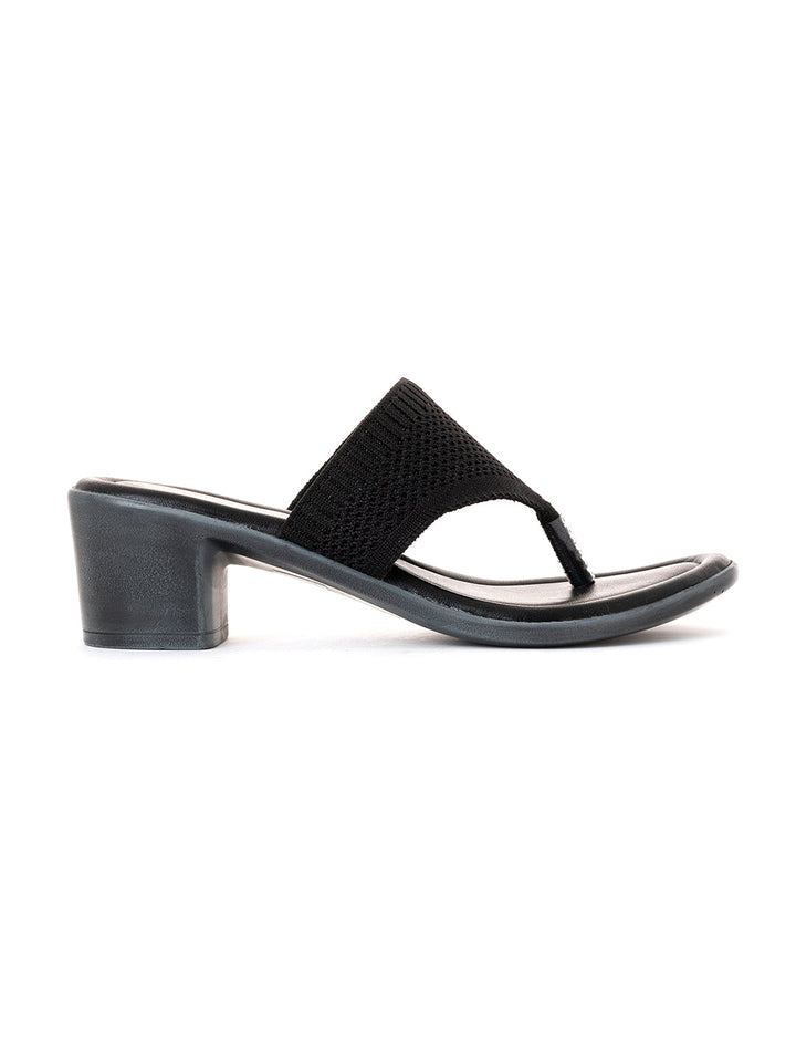 Khadim Sharon Block Heel Slip On Sandal for Women