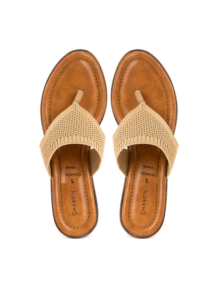 Khadim Sharon Block Heel Slip On Sandal for Women