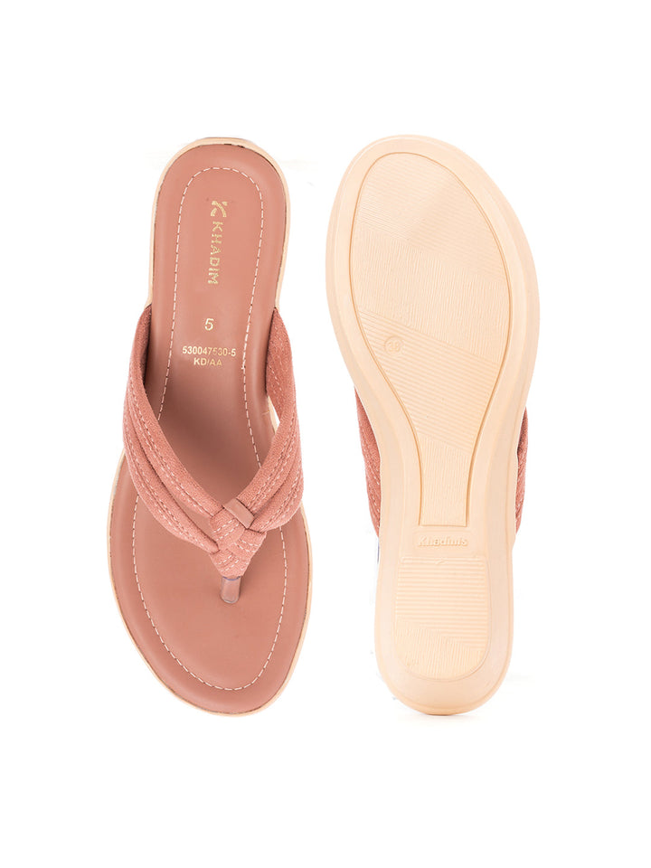 Khadim Wedge Heel Slip On Sandal for Women
