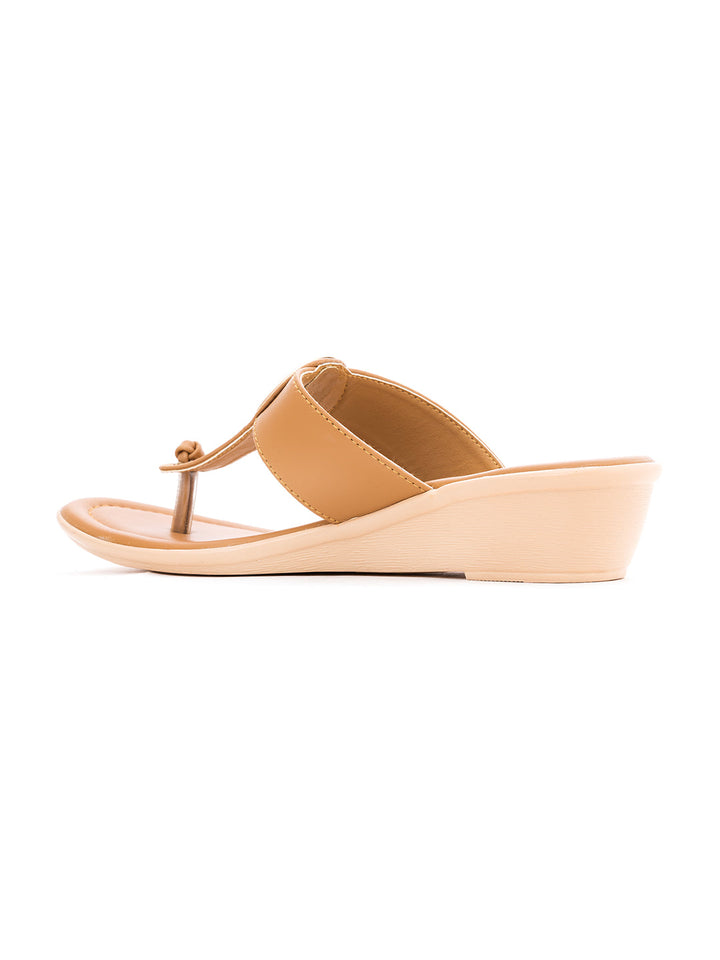 Khadim Wedge Heel Slip On Sandal for Women