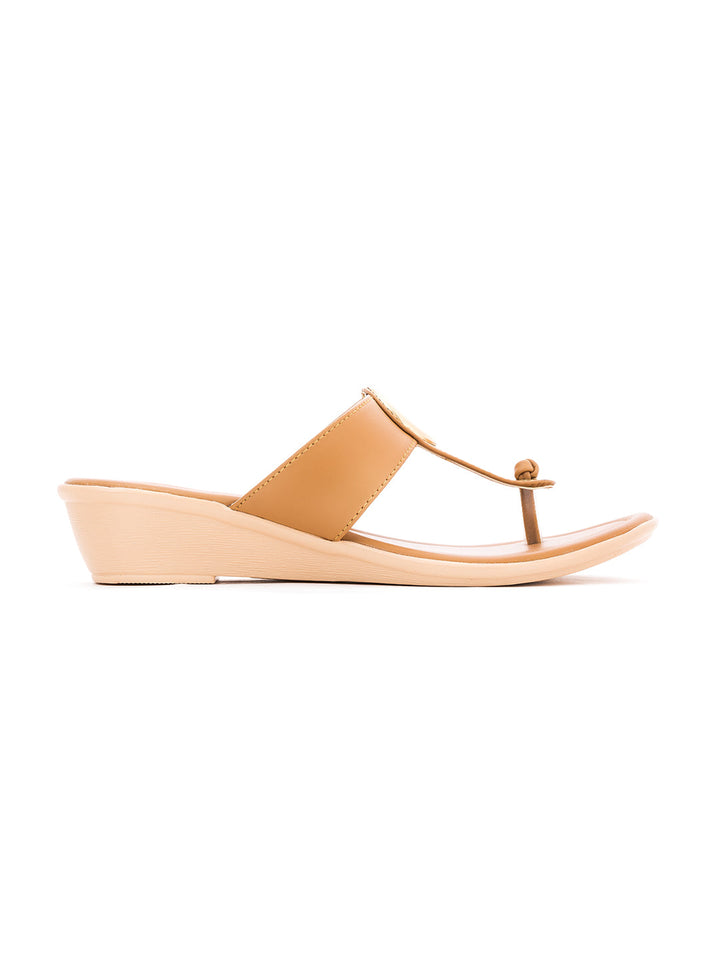 Khadim Wedge Heel Slip On Sandal for Women