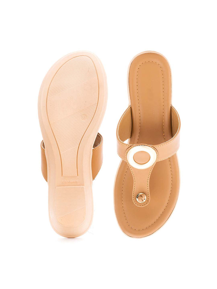 Khadim Wedge Heel Slip On Sandal for Women