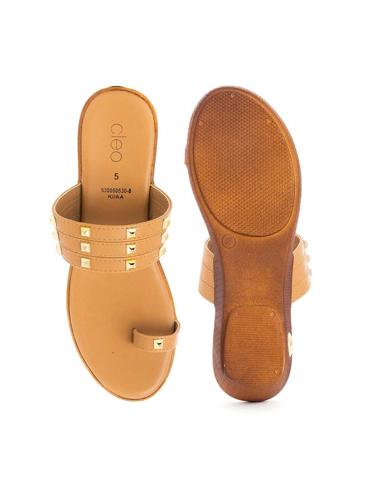 Khadim Cleo Block Heel Slip On Sandal for Women