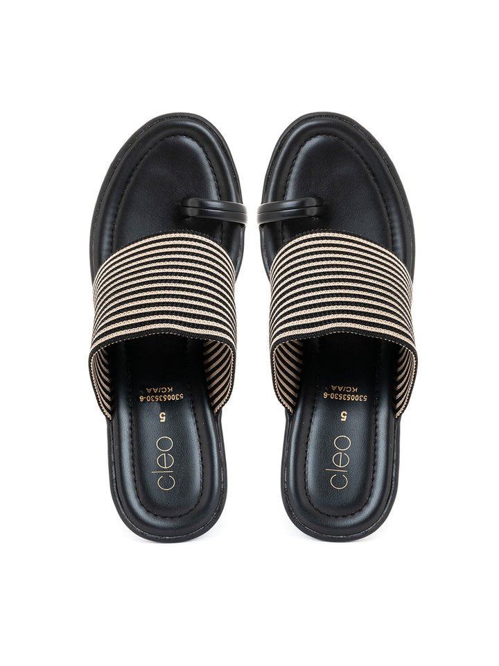 Khadim Cleo High Heel Wedge Slip On Sandal for Women