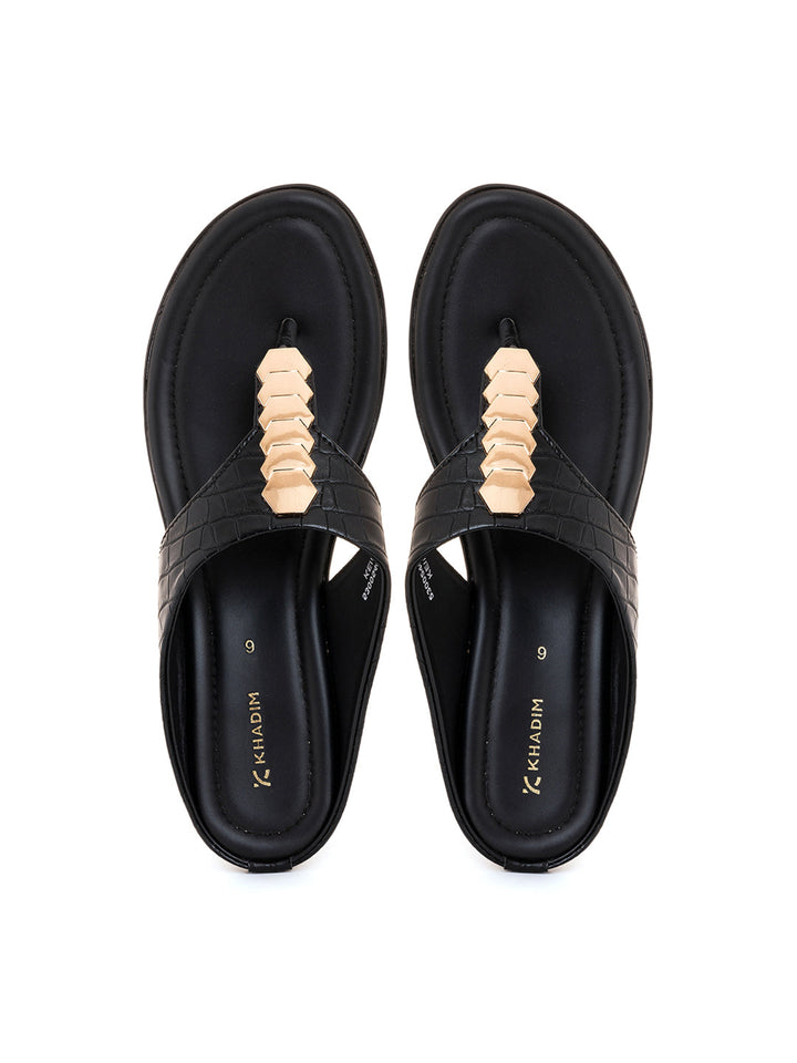 Khadim Wedge Heel Slip On Sandal for Women