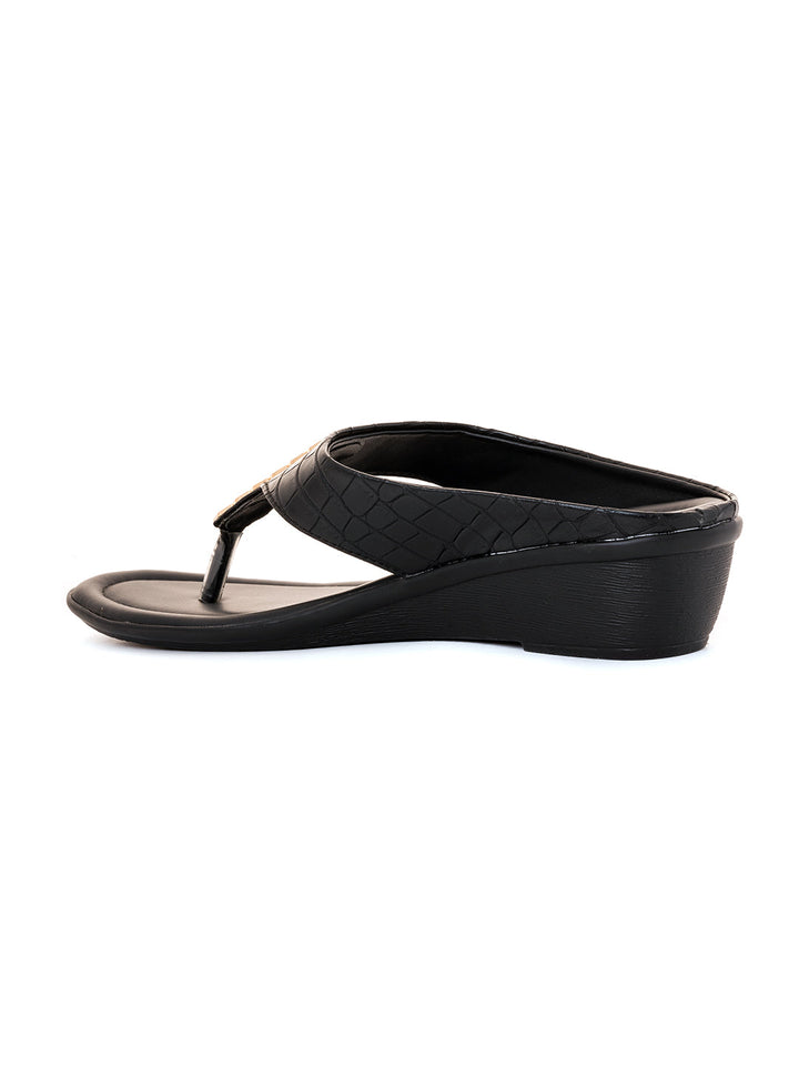 Khadim Wedge Heel Slip On Sandal for Women