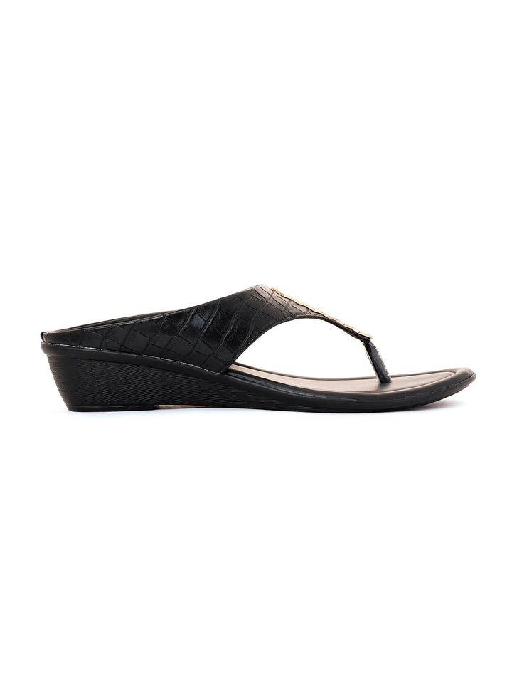 Khadim Wedge Heel Slip On Sandal for Women