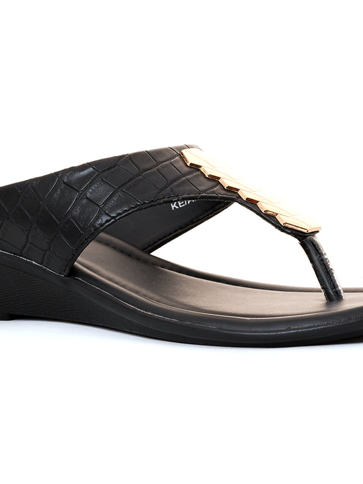 Khadim Wedge Heel Slip On Sandal for Women
