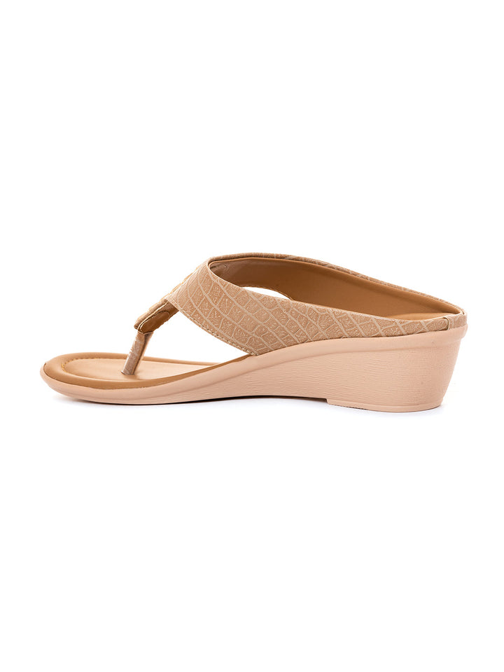 Khadim Wedge Heel Slip On Sandal for Women