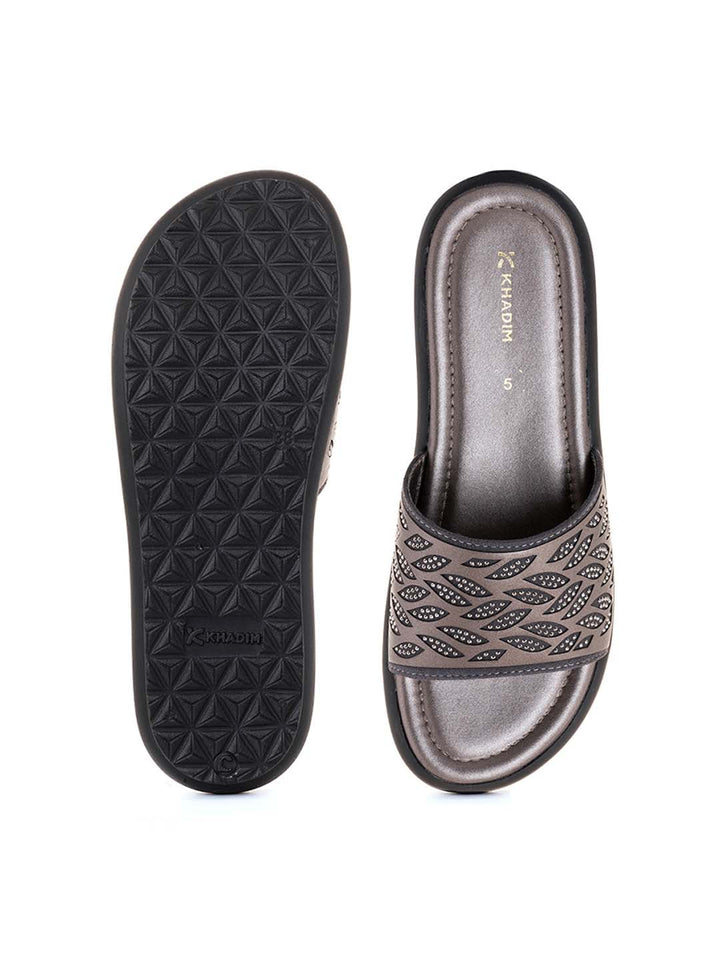 Khadim Flat Mule Slide Sandal for Women