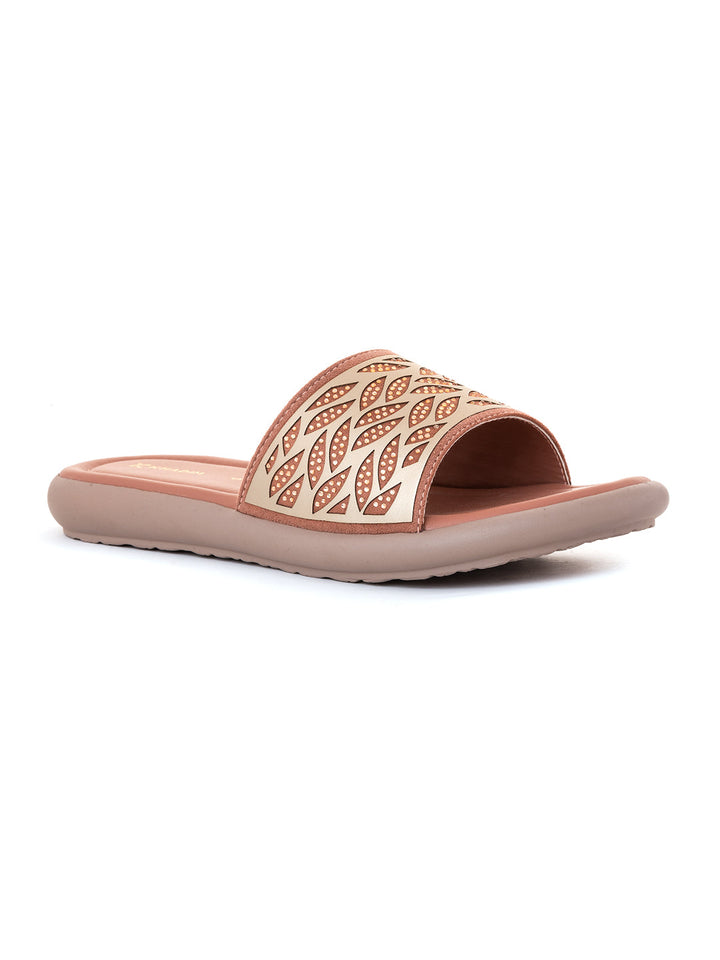 Khadim Flat Mule Slide Sandal for Women