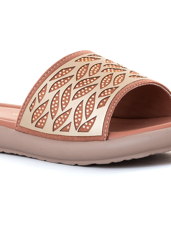 Khadim Flat Mule Slide Sandal for Women