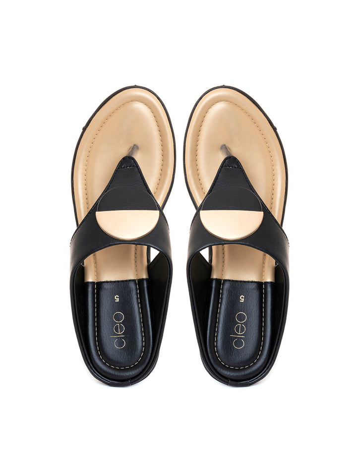 Khadim Cleo High Heel Block Slip On Sandal for Women
