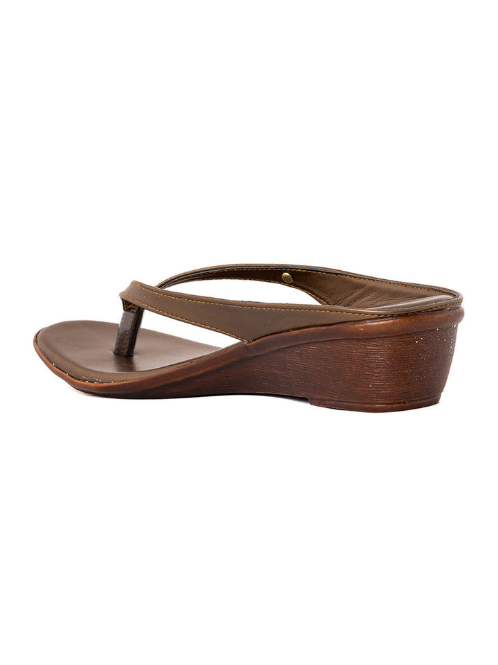 Khadim Wedge Heel Slip On Sandal for Women