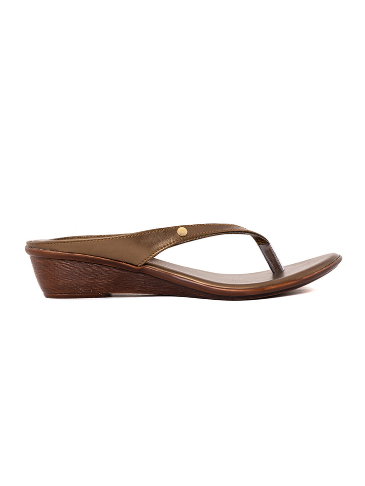 Khadim Wedge Heel Slip On Sandal for Women