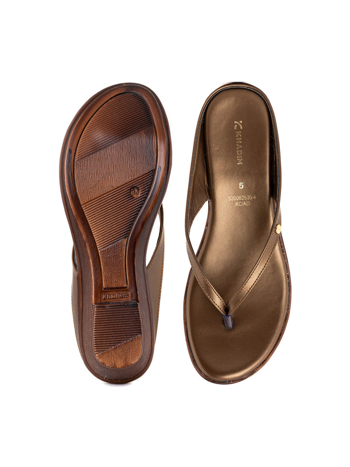 Khadim Wedge Heel Slip On Sandal for Women