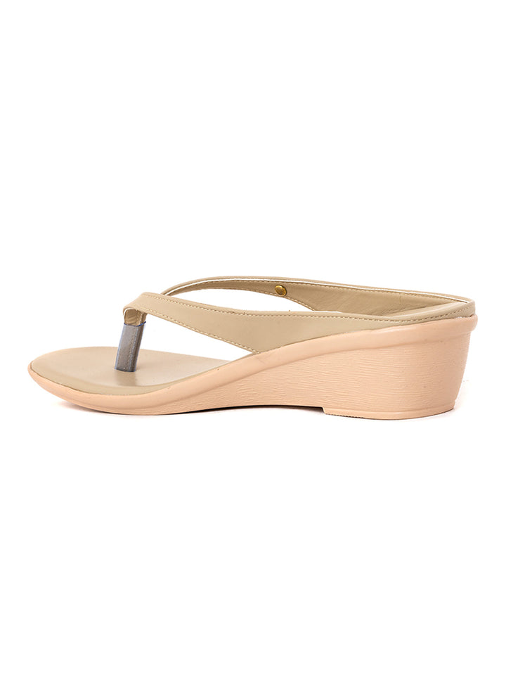 Khadim Wedge Heel Slip On Sandal for Women