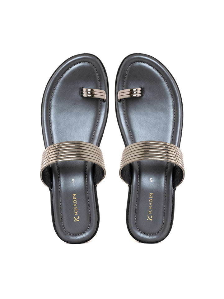 Khadim Wedge Heel Slip On Sandal for Women