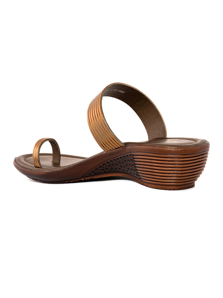 Khadim Wedge Heel Slip On Sandal for Women