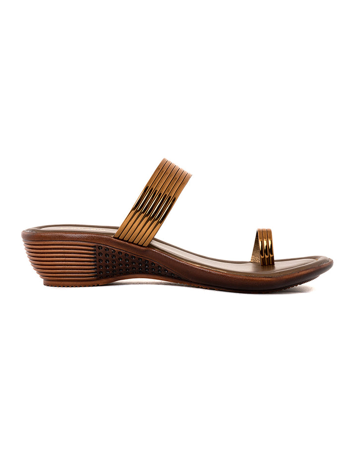 Khadim Wedge Heel Slip On Sandal for Women