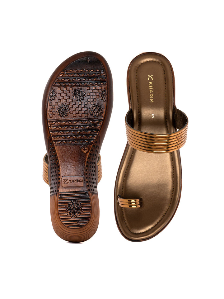 Khadim Wedge Heel Slip On Sandal for Women