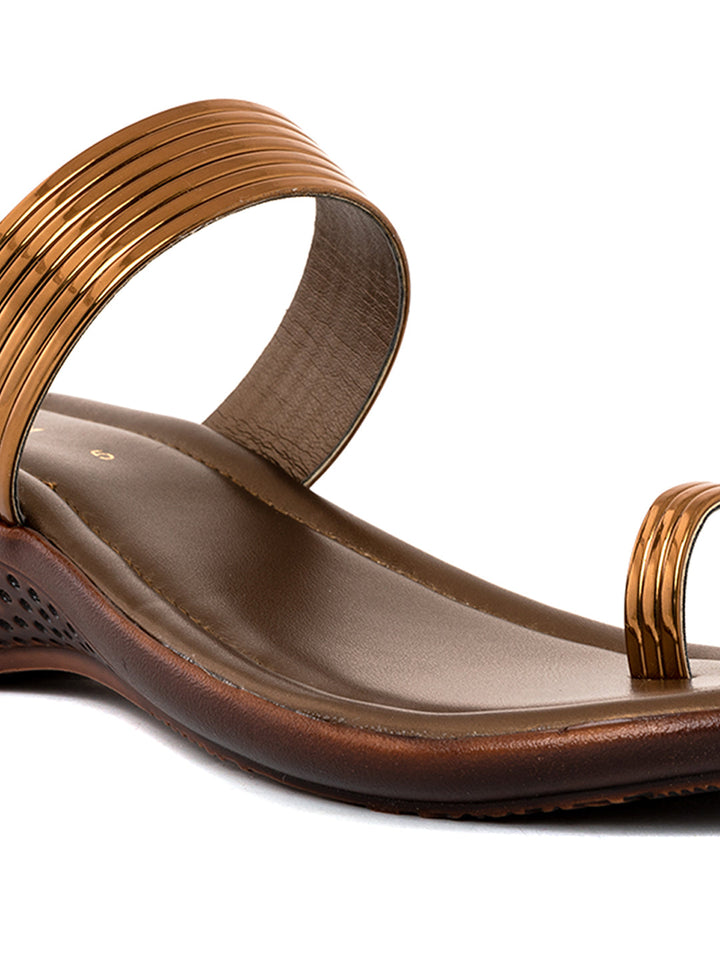 Khadim Wedge Heel Slip On Sandal for Women