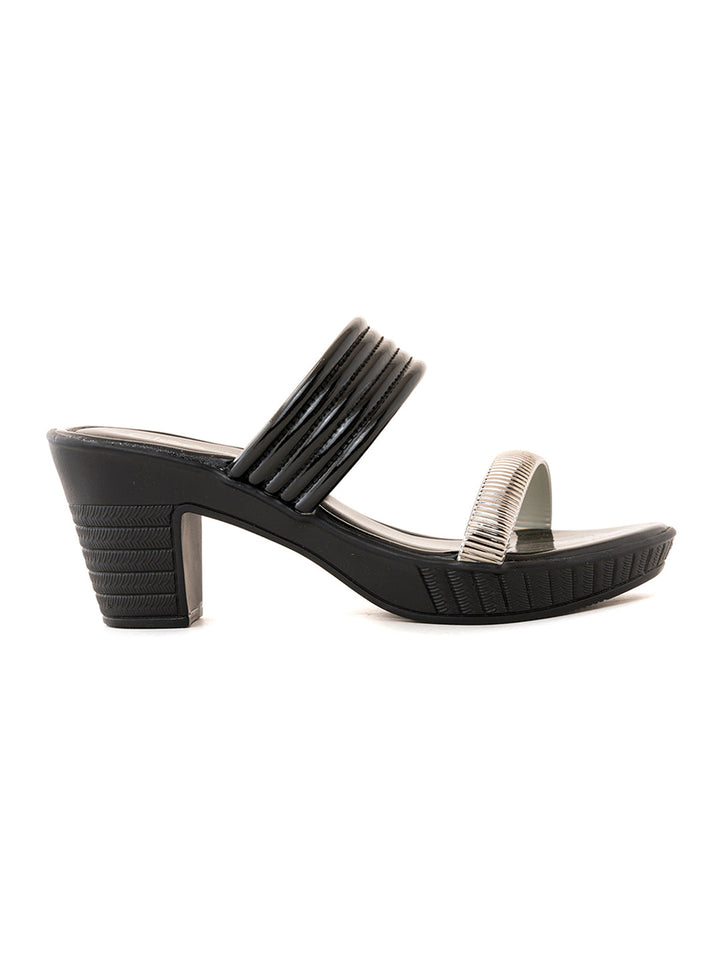 Khadim Cleo High Heel Block Mule Slip On Sandal for Women