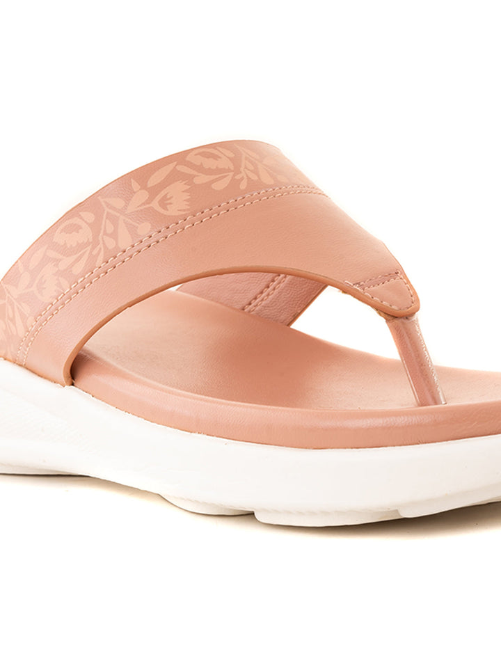 Khadim Softouch Platform Heel Slip On Sandal for Women