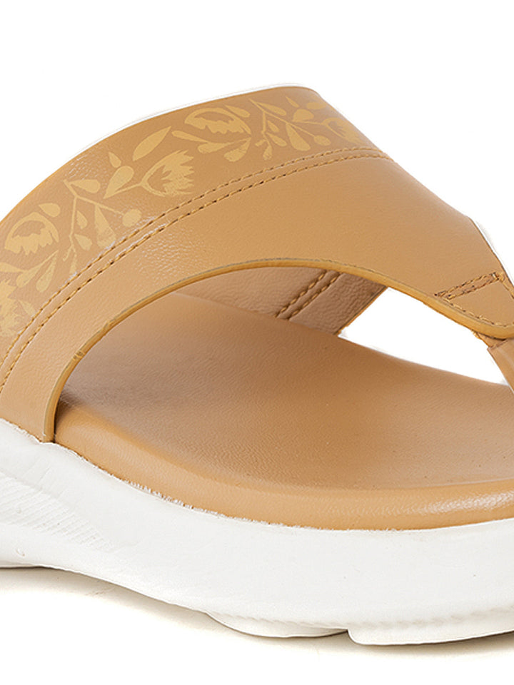 Khadim Softouch Platform Heel Slip On Sandal for Women