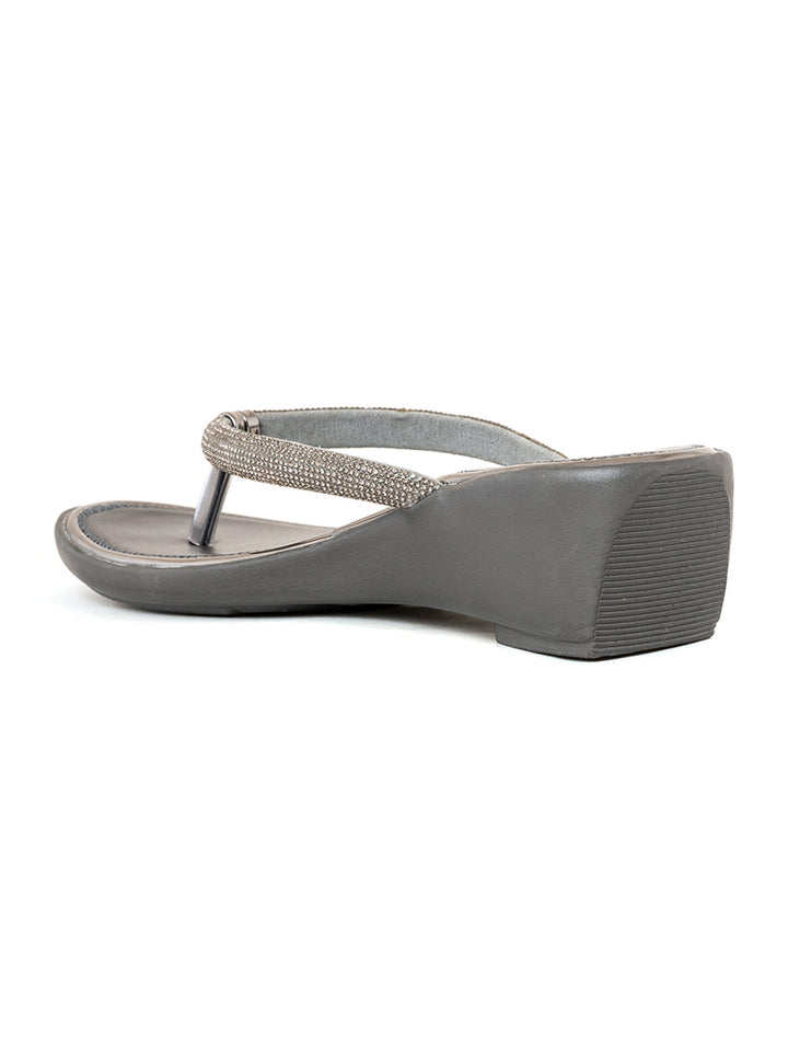 Khadim Wedge Heel Slip On Sandal for Women
