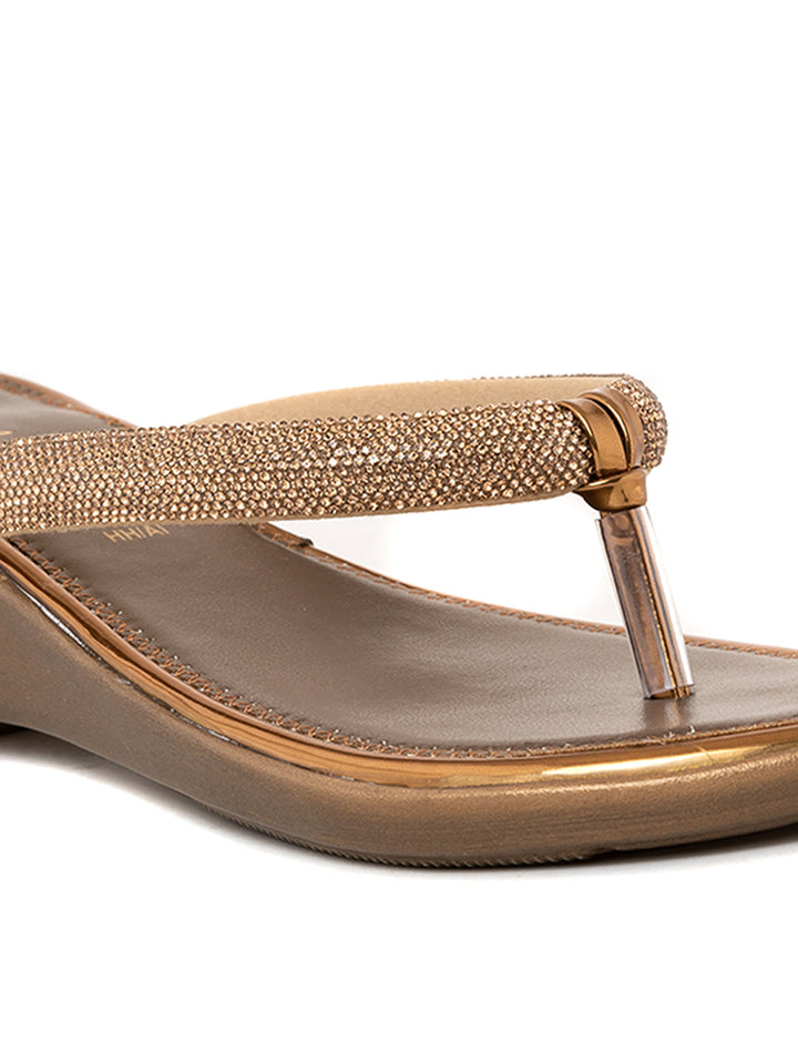 Khadim Wedge Heel Slip On Sandal for Women