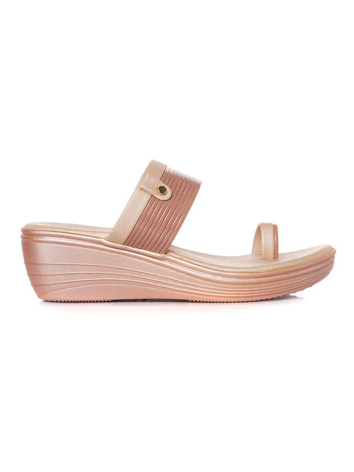 KHADIM Cleo Wedge Heel Slip On Sandal for Women