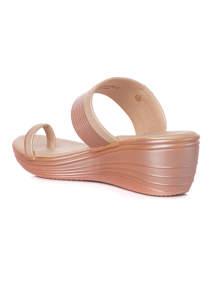 KHADIM Cleo Wedge Heel Slip On Sandal for Women