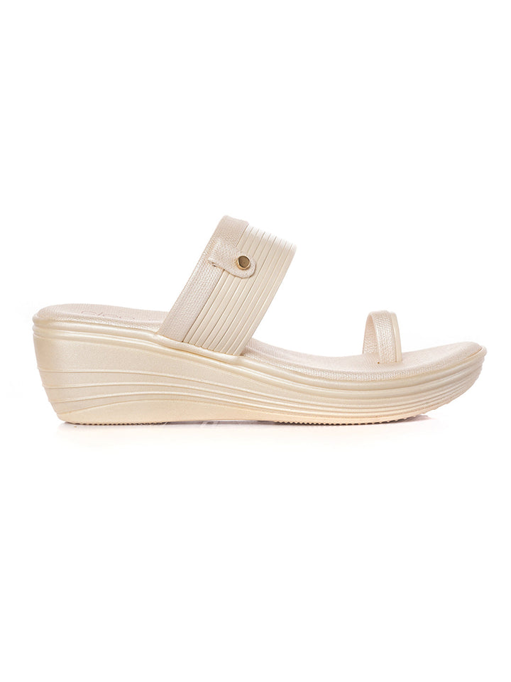 KHADIM Cleo Wedge Heel Slip On Sandal for Women
