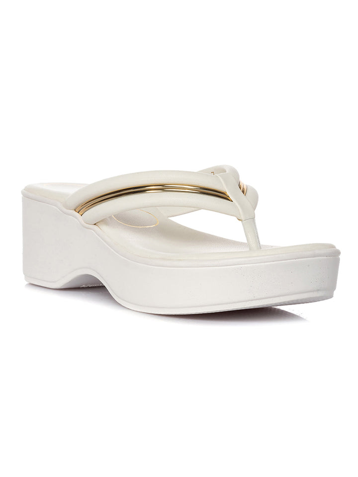 KHADIM Cleo High Heel Wedge Slip On Sandal for Women