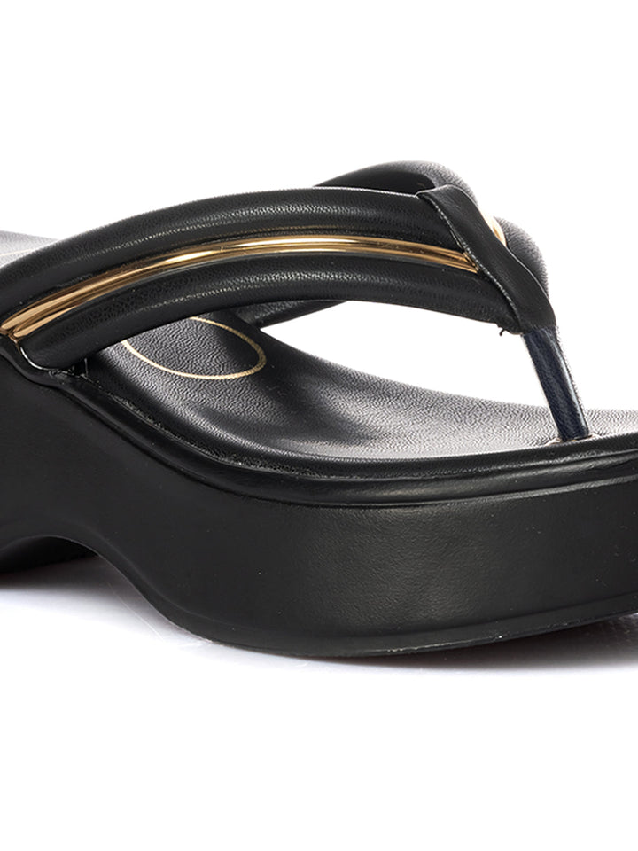 KHADIM Cleo High Heel Wedge Slip On Sandal for Women