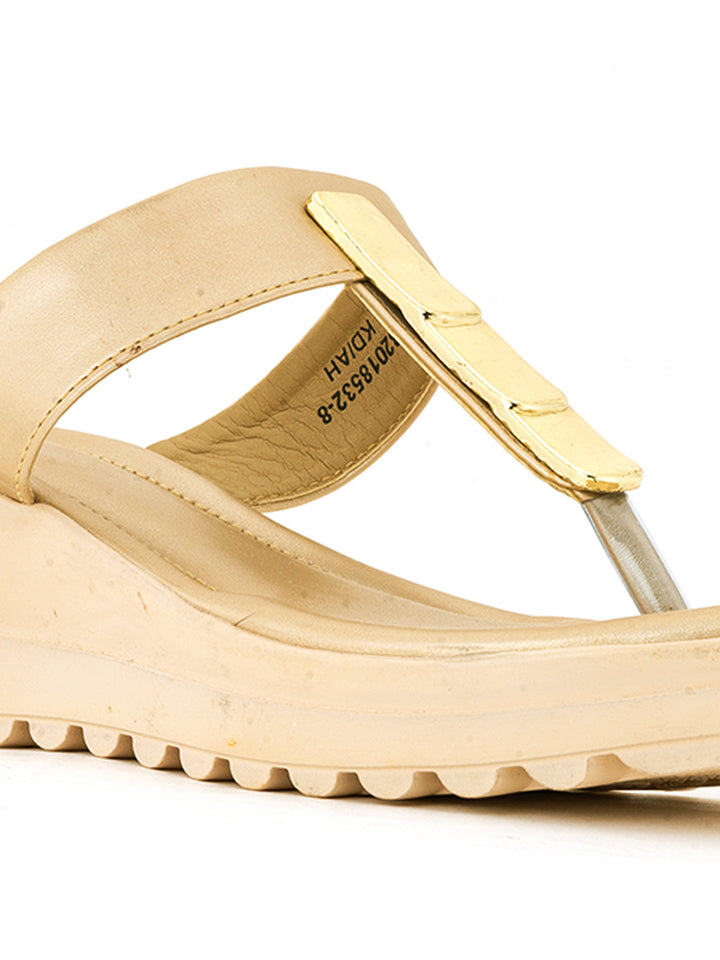 Khadim Cleo Wedge Heel Slip On Sandal for Women