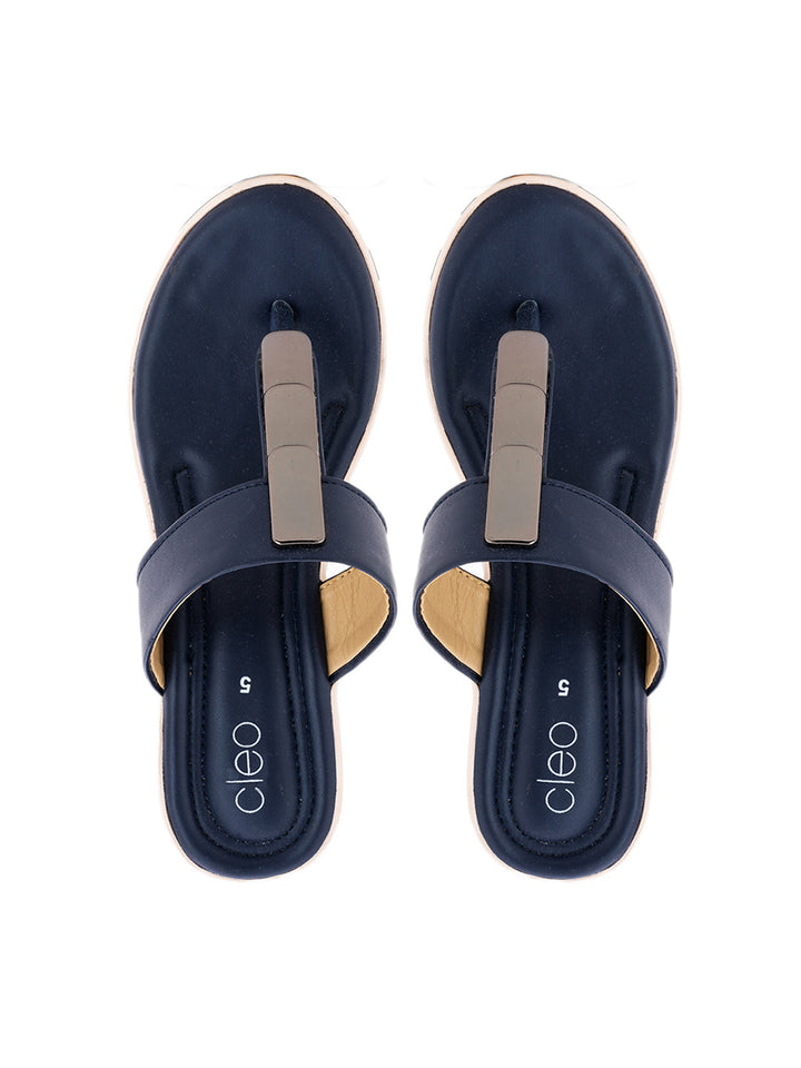 Khadim Cleo Wedge Heel Slip On Sandal for Women