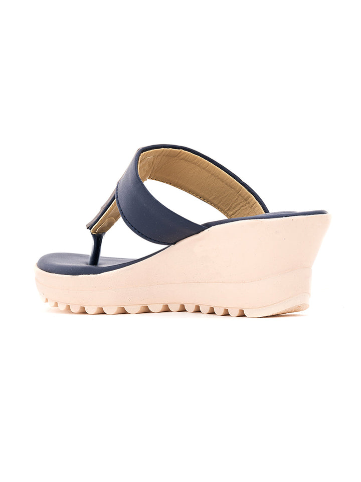 Khadim Cleo Wedge Heel Slip On Sandal for Women