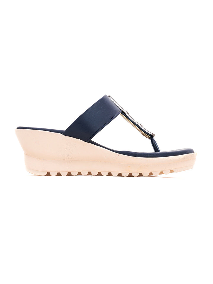 Khadim Cleo Wedge Heel Slip On Sandal for Women