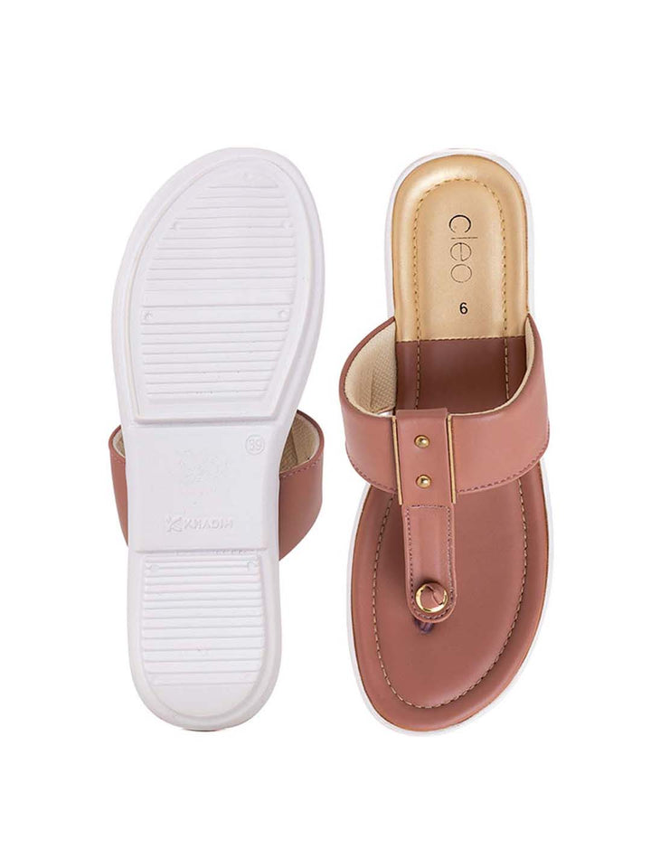 Khadim Cleo Flat Slip On Sandal for Women