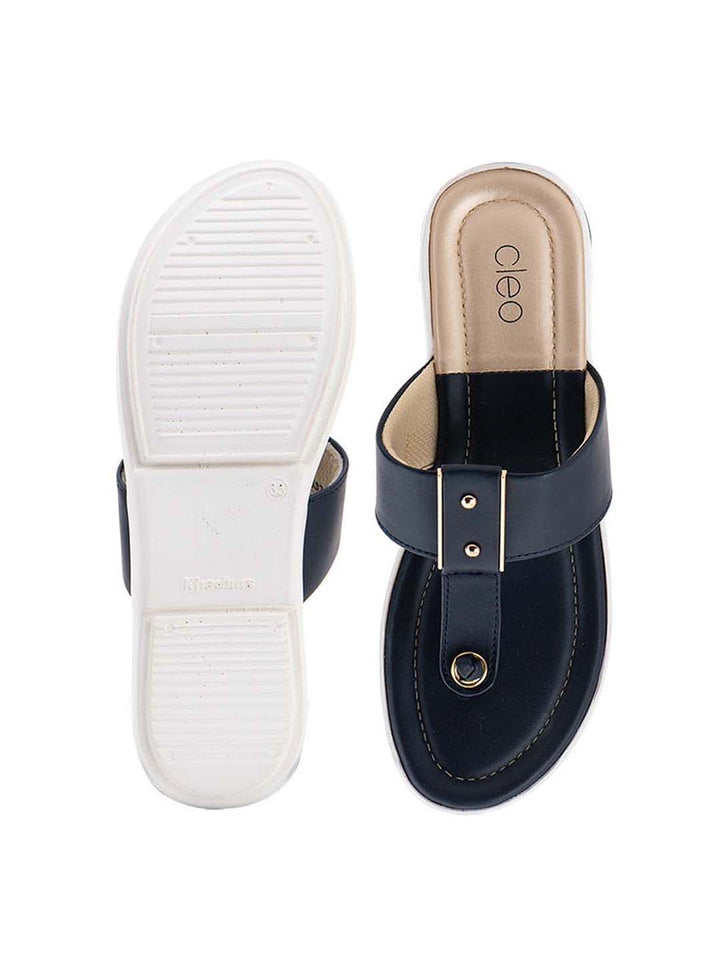 Khadim Cleo Flat Slip On Sandal for Women