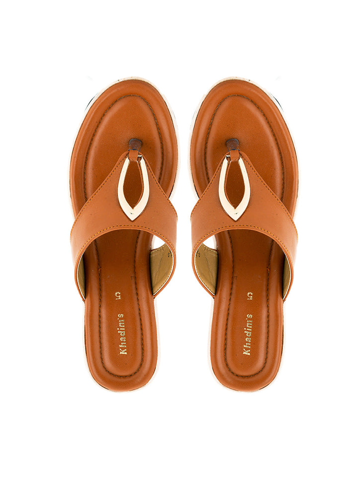 Khadim Wedge Heel Slip On Sandal for Women