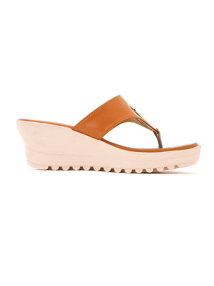 Khadim Wedge Heel Slip On Sandal for Women