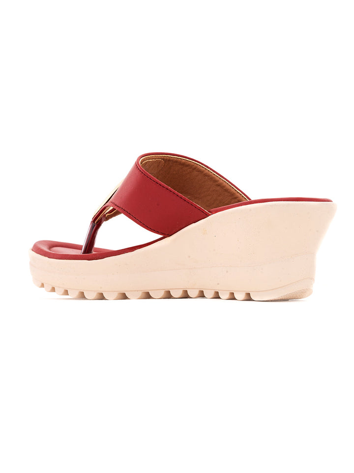 Khadim Wedge Heel Slip On Sandal for Women